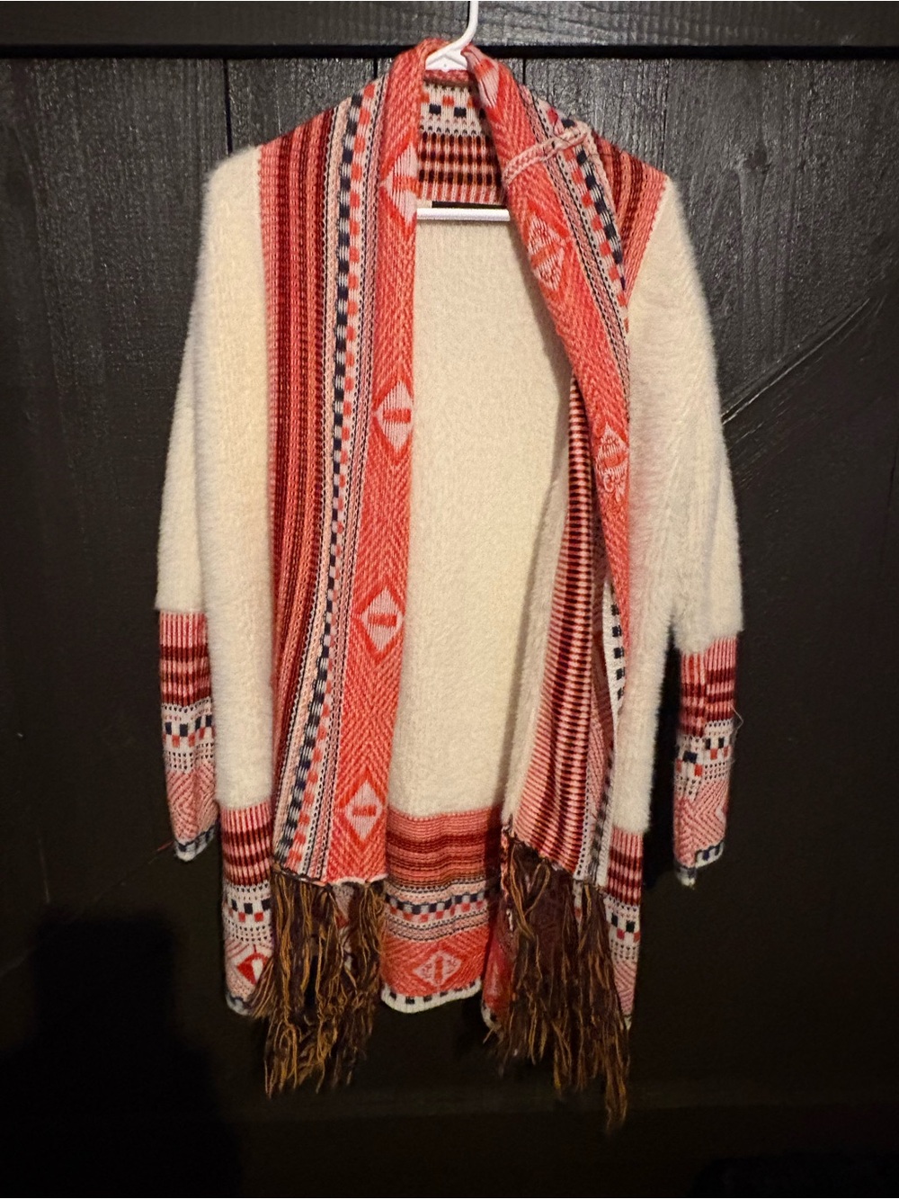 Long Southwestern Design Sweater